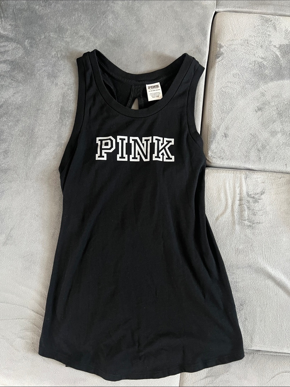 PINK Victoria's Secret Black Tank Top